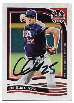2024 Panini USA TTM Christian Coppola 5/27/25