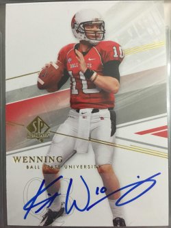 2014 Upper Deck SP Authentic Autographs #40 Keith Wenning