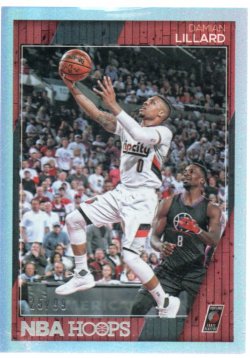 2016-17 Panini Hoops Silver Damian Lillard
