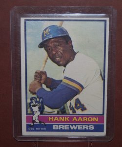 1976 Topps  Hank Aaron