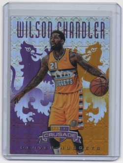2012 Panini Crusade Wilson Chandler Purple Crusade
