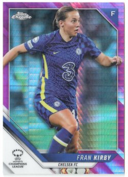 2021-22 Topps Chrome UEFA Womens Champions League Pink Prism Refractor Fran Kirby