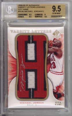 2008-09 Upper Deck SP Authentic Varsity Letters Legends City Name