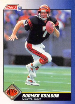 1991  Score Boomer Esiason