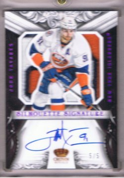 12 Panini Rookie Anthology /Crown Royale John Tavares Silhouette Signature