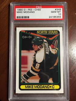 1990 O-Pee-Chee #348 Mike Modano