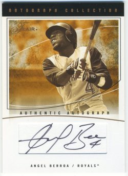 2004 Fleer Flair Autograph Angel Berroa