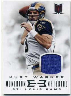 2013 Panini Momentum Momentum Material Kurt Warner