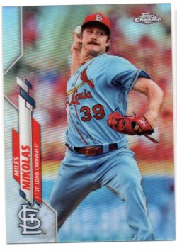 2020 Topps Chrome Mikolas, Miles - Refractors