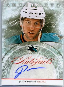 2012-13 Upper Deck Artifacts AutoFacts Jason Demers