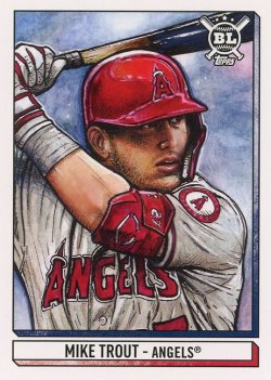 2021 Topps Big League Art of the Game Mike Trout