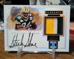 2017 Panini Impeccable Elegance Patch Auto Sterling Sharpe