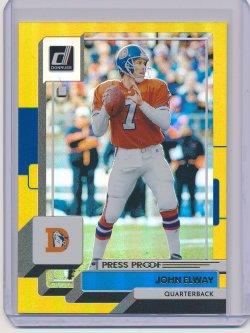    John Elway 2022 Donruss Press Proof Premium