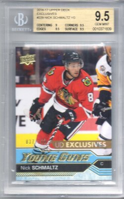 2016 Upper Deck Series 1 Nick Schmaltz Young Guns Exclusive