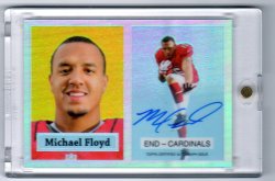 2012 Topps Chrome Michael Floyd 1957 Auto