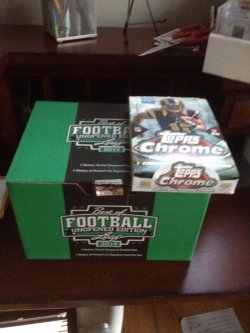 2014 leaf unopened edition Football