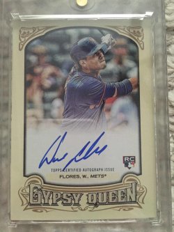 2014 Topps Gypsy Queen Wilmer Flores Rookie Auto