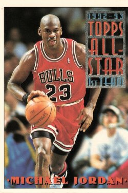 1992-1993 Topps  Michael Jordan All-Star 1st Team