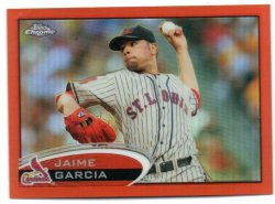 2012 Topps Chrome Garcia, Jaime - Orange Refractors