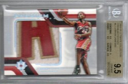2004-05  Ultimate Collection Premium Patch LeBron James #ed 3/50
