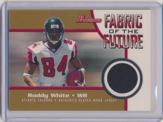    Roddy White 2005 Bowman Fabric of the Future Gold /100