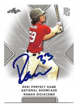 2021 Leaf Perfect Game IP Roman Digiacomo 3/22/26
