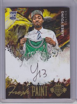 2014-15 Panini Court Kings  James Young Fresh Paint