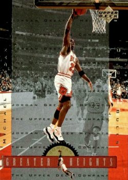 1996-97 Upper Deck Greater Heights  Michael Jordan
