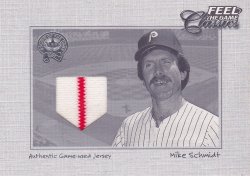 2001  Greats of the Game Feel the Game Classics Mike Schmidt