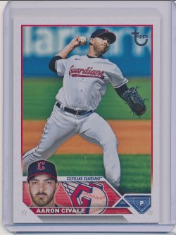    Aaron Civale 2023 Topps Vintage Stock /99
