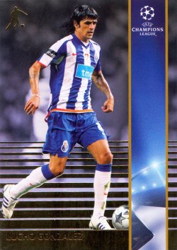 2008-2009 Panini UEFA Champions League Premium 2008-2009 Lucho Gonzalez