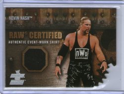 2002 Fleer Raw vs. Smackdown Kevin Nash Raw Certified