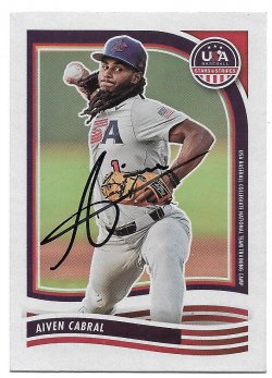 2024 Panini USA TTM Aivan Cabral 10/11/25