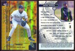 1999  Finest GEMS Gold Refractor Frank Thomas