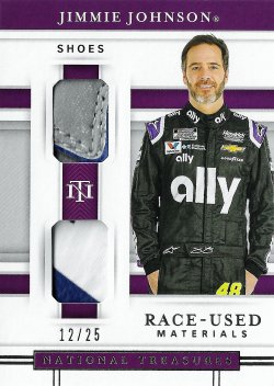 2020 Panini National Treasures Racing (shoe) Jimmie Johnson