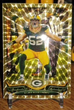 2013 Topps Chrome Superfractor Clay Matthews