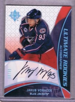 2008 Upper Deck Ultimate Jakub Voracek Ultimate Rookies Autographed 98