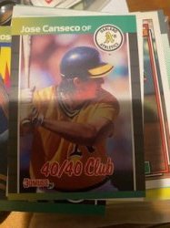 1989 Donruss 40/40 club canxeco