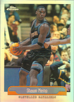 1999 Topps Chrome Shawn Kemp Refractor