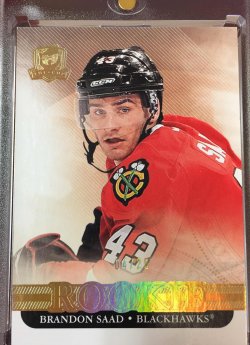 2011 Upper Deck The Cup Brandon Saad Rookie Card 4/25