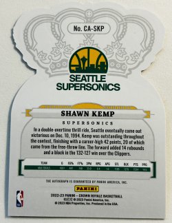 2022-23 Panini Crown Royale Shawn Kemp