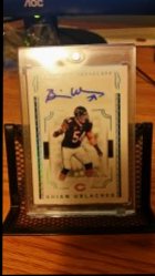 2016 Panini National treasures  Brian urlacher auto 1/1