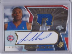 2005-06 Upper Deck SPX Jason Maxiell Rookie Jersey Autographs