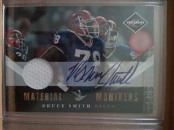    2010 Limited Bruce Smith Material Monikers Auto Patch