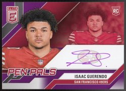 2024  Elite Pen Pals Purple Ink Isaac Guerendo