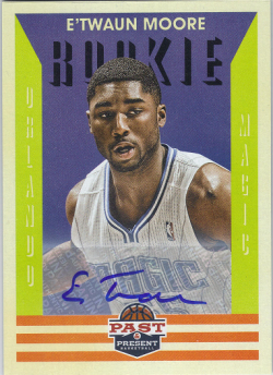 2012-13 Panini Past & Present ETwaun Moore RC Auto