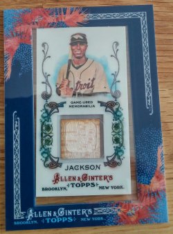 2011 Topps Allen & Ginter Austin Jackson - G.U. Bat