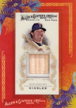 2010 Topps Allen and Ginter Relics Ian Kinsler