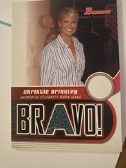 2005-06 Topps bowman  bravo relics christie brinkley