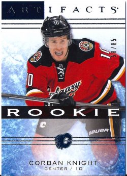 2014-15 Upper Deck Artifacts Blue Rookie Corban Knight
